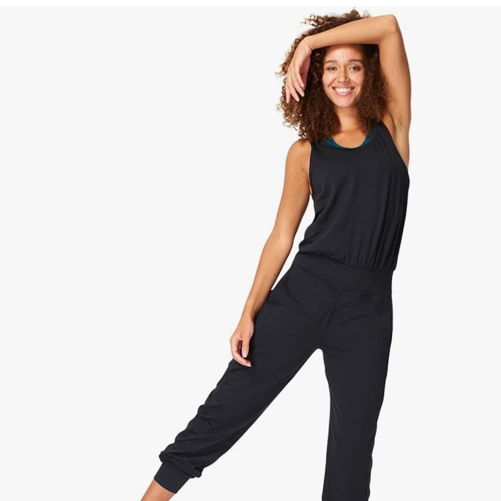 Women's Black Jumpsuit- Sweaty Betty